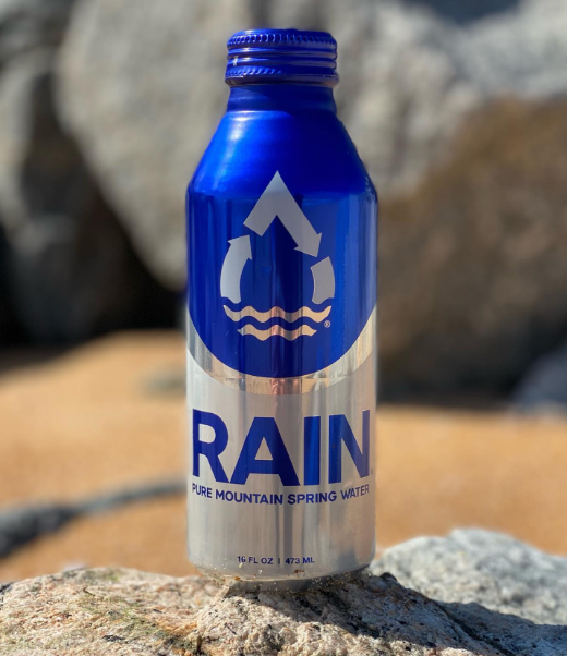 Water in aluminum cans